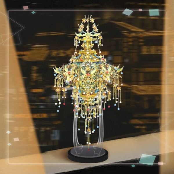 Golden Filigree Lantern 3D Puzzle