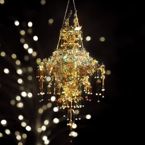 Golden Filigree Lantern 3D Puzzle