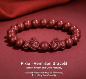 Vermilion pixie bracelet