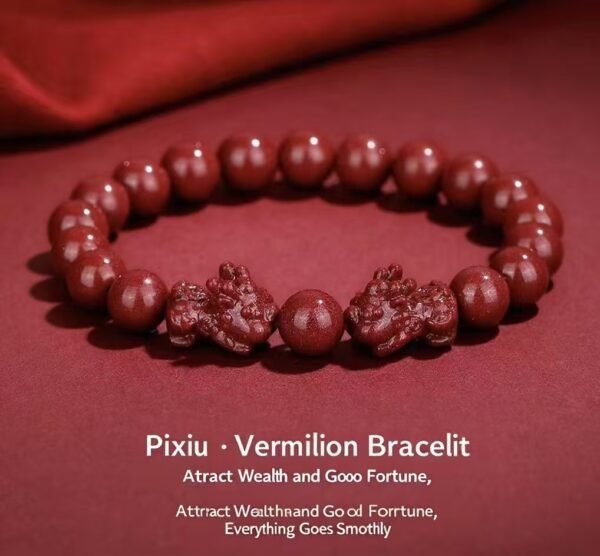 Vermilion pixie bracelet