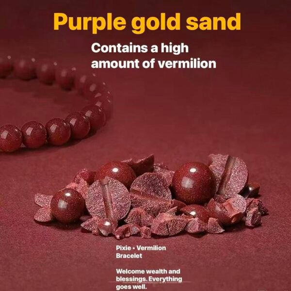 Vermilion pixie bracelet