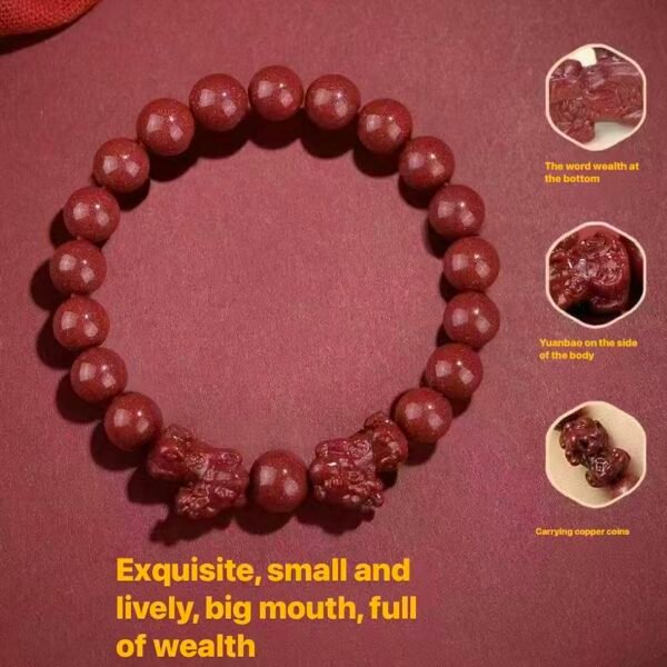Vermilion pixie bracelet