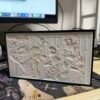 Customizable colored relief ornaments