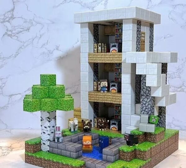 Minecraft 3-story building set